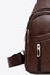 PU Leather Large Capacity Sling Bag
